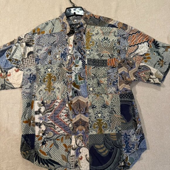 Very Cool Patchwork SS Shirt - Picture 1 of 3